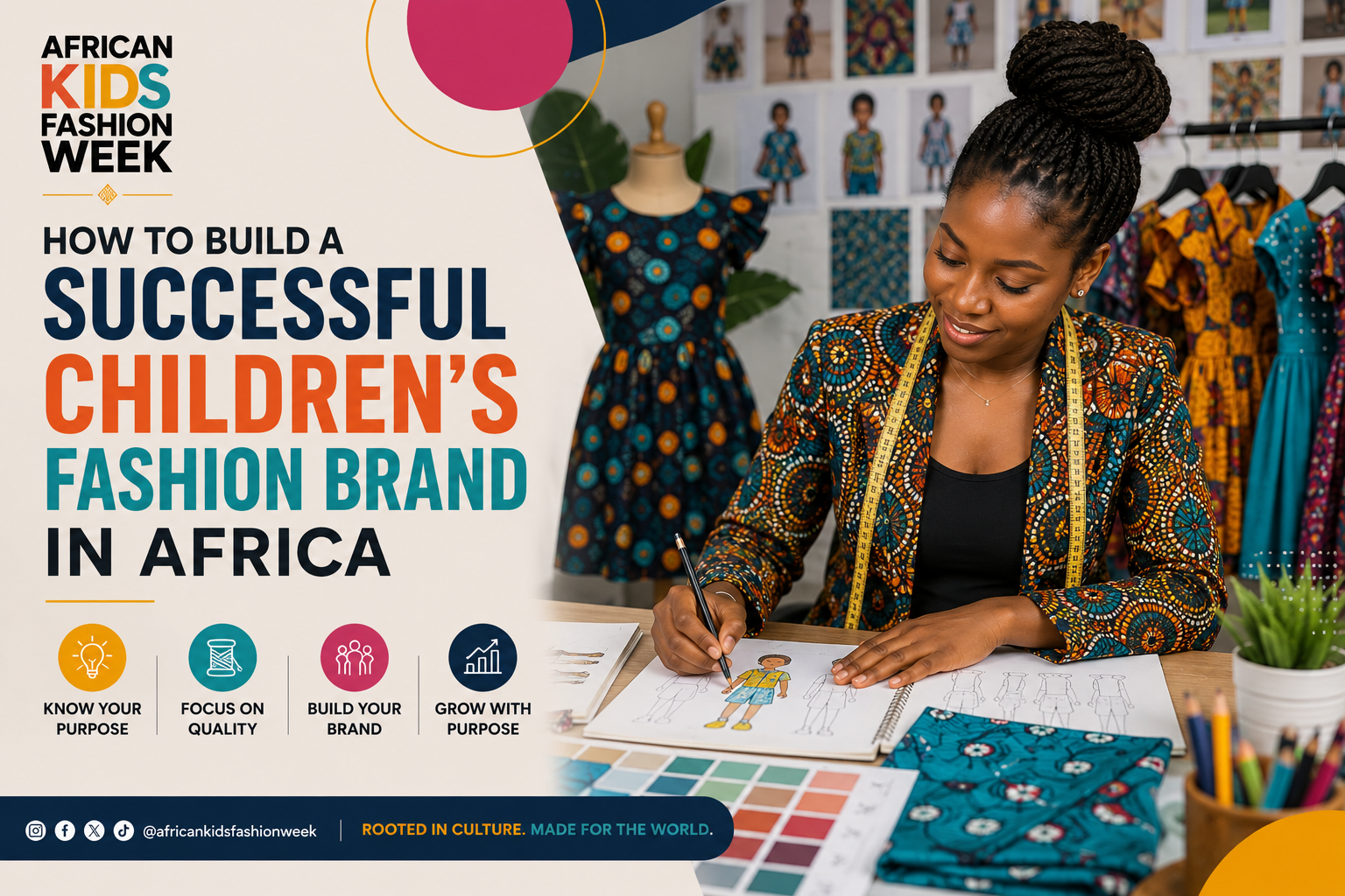 How to Build a Successful Children's Fashion Brand in Africa - African Kids Fashion Week